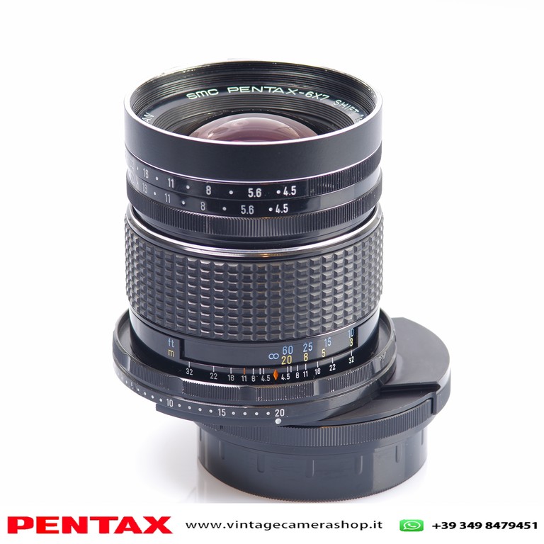 PENTAX-6X7 SMC SHIFT 75 mm F.4,5 in obiettivi mf medio formato 