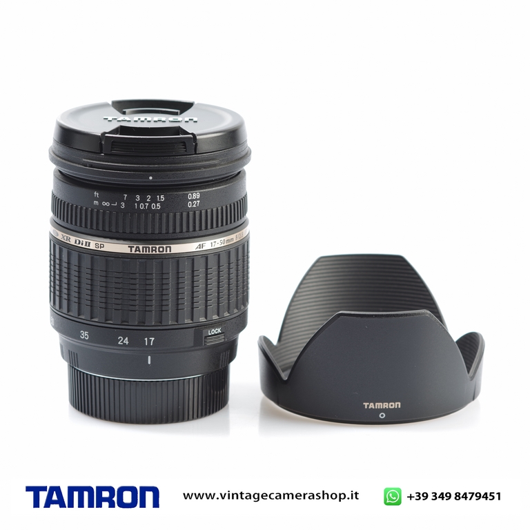Paraluce Tulipano Per Tamron 17-50mm F/2.8 Di II – Sostituto LH-DA09 In Plastica Nera