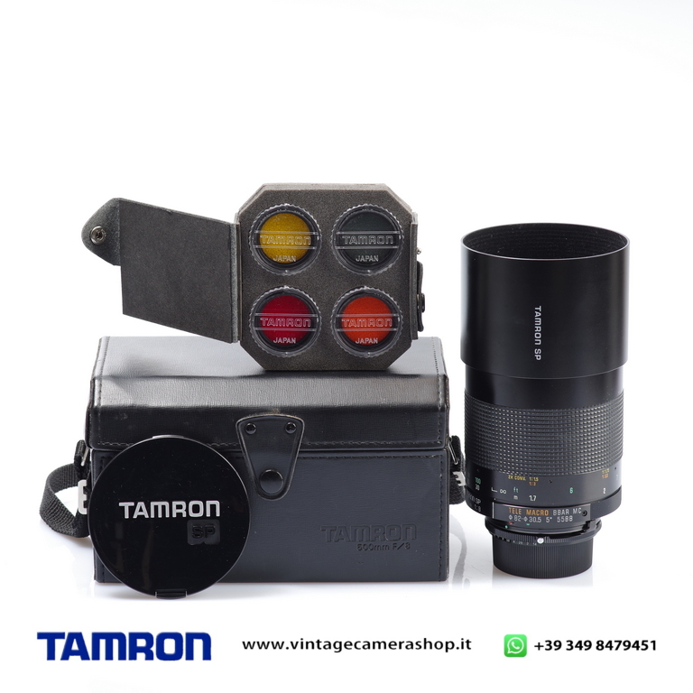 VDS)Tamron SP 500 mm f8 Miroir Télé-macro BBAR MC 55 BB